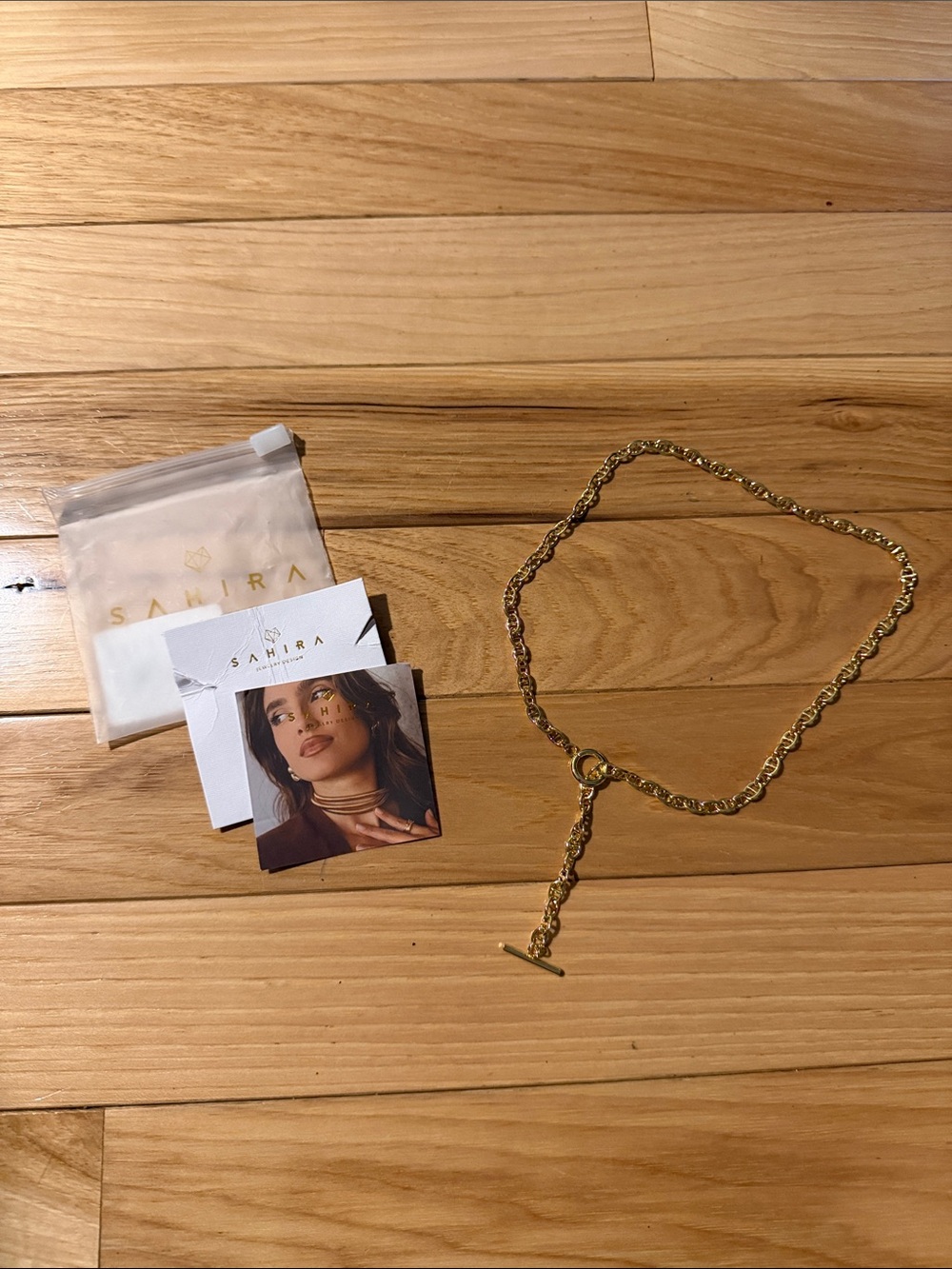 Gold Toggle Lariat Necklace - Women Jewelry